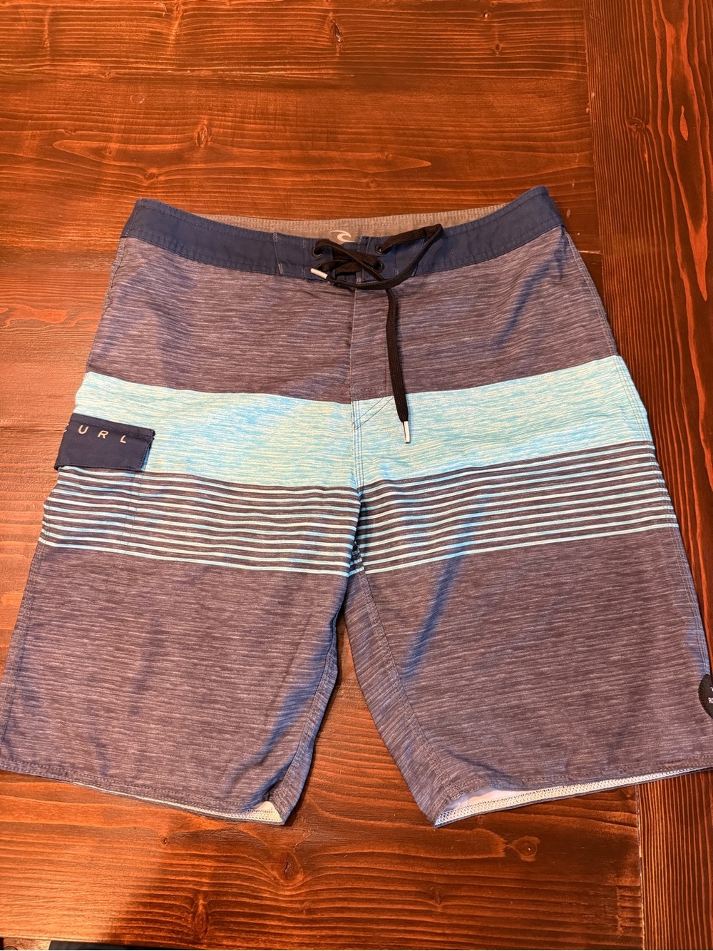 Ripcurl Men’s Blue Striped Board Short